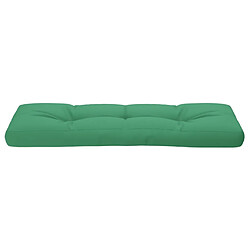 Acheter vidaXL Coussin de palette vert 120x40x12 cm tissu