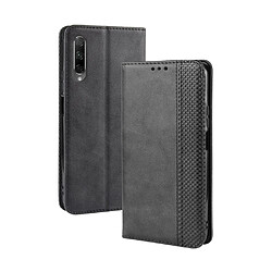 Wewoo Housse Coque Boucle magnétique rétro Crazy Horse Texture en cuir à rabat horizontal pour Huawei Honor 9X / 9X Proavec support et fentes cartes et cadre photo noir