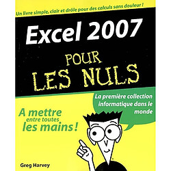 Excel 2007 pour les nuls