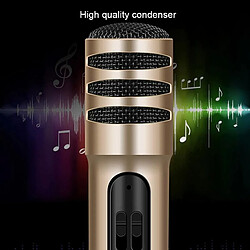 Yonis Microphone Karaoke Portable Rose Haute Qualité