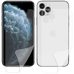 Film ecran avant et arrière de protection en hydrogel souple pour iPhone 11 Pro - VISIODIRECT -