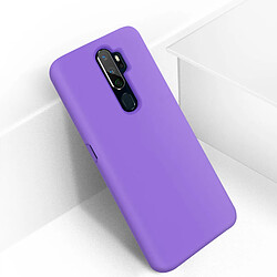 Avizar Coque Oppo A9 2020 et A5 2020 Silicone Semi-rigide Finition Soft Touch violet