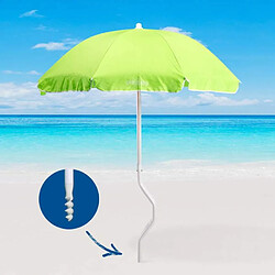 Acheter Parasol de plage 180 cm coton pêche GiraFacile Dioniso, Couleur: Vert