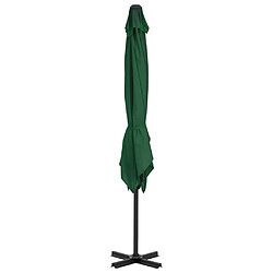 Avis Maison Chic Parasol Jardin | Parasol avec base portable Vert - GKD58116