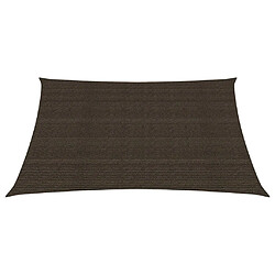 Helloshop26 Voile d'ombrage 160 g/m² 2,5 x 3 m PEHD marron 02_0009134