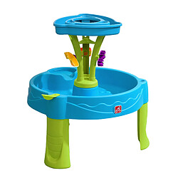 Step2 Summer Showers Splash Table d'Eau avec 8 Accessoires | Table Jeux d' eau pour plusieurs Enfants | Table d'activité pour le jardin, Table Activité Eau | Table d'eau Extérieur