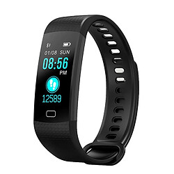 Wewoo Bracelet connecté noir 0,96 pouces écran couleur Bluetooth 4.0 Smart Bracelet, IP67 imperméable à l'eau, Mode sport de soutien / Moniteur de fréquence cardiaque / de sommeil / Rappel d'information, Compatible avec Android et iOS Système