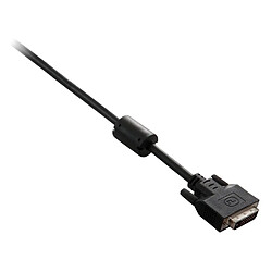 Câble Vidéo Numérique DVI-D V7 V7E2DVI-02M-BLK (2 m) Noir