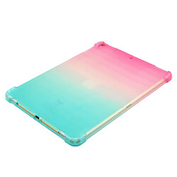 Avis Coque en TPU coussin d'air coloré rose/vert pour votre Apple iPad 10.2 (2019)