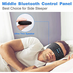 Universal Casque de sommeil Cadeau personnalisé Escalade - Bandeau Bluetooth Casque de sommeil Bandeau de sport sans fil, bus de sommeil ultra-doux