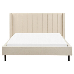 Acheter Beliani Lit double bouclé beige 160 x 200 cm VILLETTE