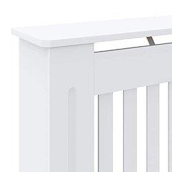 Acheter vidaXL Cache-radiateur MDF Blanc 78 cm