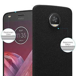 Cadorabo Coque Motorola MOTO Z2 Etui en Noir pas cher