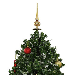 Avis vidaXL Arbre de Noël neigeux avec base de parapluie Vert 190 cm