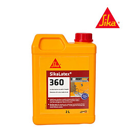 Additif pour mortiers et bétons tout en un prêt à l’emploi - SIKA SikaLatex 360 - Blanc - 2L