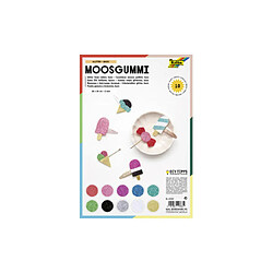 folia Caoutchouc mousse pailleté, non collant, 10 feuilles ()