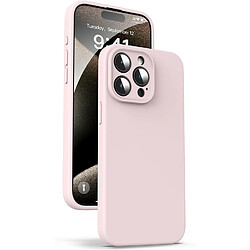 Coque Pour iPhone 15 Pro Max Silicone Rose Little Boutik®