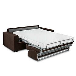 Acheter Inside 75 Canapé lit 2-3 places DREAMER convertible EXPRESS 120cm neo marron matelas 16 cm