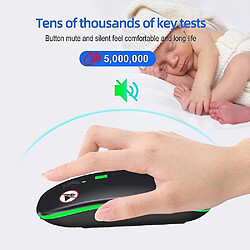 Acheter Universal Bluetooth Mouse Wireless Mouse Computer Mouse PC USB Optical 2,4 GHz silencieuse Mause Mini Noise sans