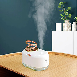 LED LIGHT UP Air Oil Aroma Diffuser Humidifier Essential Purifier Blanc