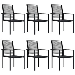 Salle à manger de jardin 7 pcs,Table et chaise à dîner -MN71663