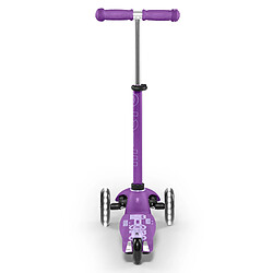 Trottinette 3 roues Mini Micro Deluxe Violet LED pas cher