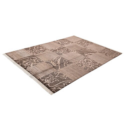 Vidal Tapis de laine 244x175 brun Darya