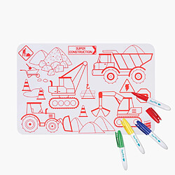 Avis Super Petit Mini Playmat silicone Construction