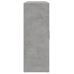 Acheter vidaXL Buffets 3 pcs gris béton 60x31x84 cm bois d'ingénierie