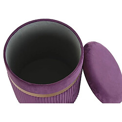 Acheter Pegane Set de 2 repose-pieds Coffres coloris pourpre en velours