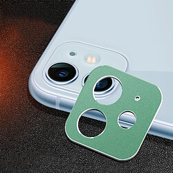 Wewoo Film de verre trempé Couvercle de bague de protection d'objectif de caméra arrière pour iPhone 11 vert