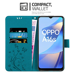 Avis Cadorabo Coque Oppo A16s / A54s Etui en Bleu