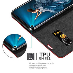 Cadorabo Coque Honor 20 / 20S / Huawei NOVA 5T Etui en Rouge pas cher