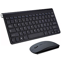 2.4G sans fil clavier et souris Mini multimédia clavier souris ensemble combiné pour ordinateur portable ordinateur portable