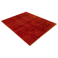 Vidal Tapis de laine 195x155 rouge Gabbeh Shouli pas cher