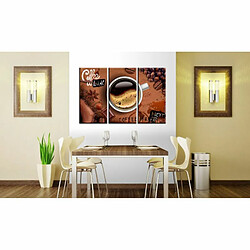 Paris Prix Tableau Imprimé Cup of Hot Coffee 60 x 90 cm