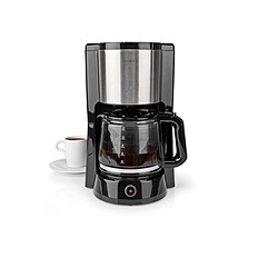 Avis Cafetière filtre 12 tasses 1000w noir/argent - KACM260EBK - NEDIS