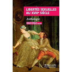 Libertés sexuelles au XVIIIe siècle : anthologie