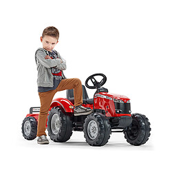 Falk / Falquet Tracteur enfant Massey Ferguson avec remorque 3 à 7 ans - Falk