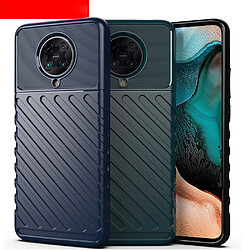 Coque en TPU texture sergé souple bleu pour votre Xiaomi Redmi K30 Pro/Poco F2 Pro