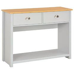 vidaXL Table console Gris 97 x 35 x 76 cm