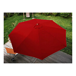 Decoshop26 Parasol de jardin Ø 3,5m octogonal polyester/bois 7kg bordeaux 04_0003822