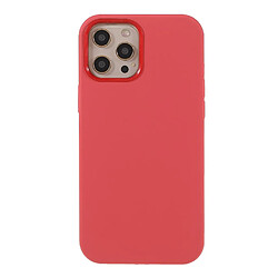 Coque en silicone, antichoc rouge pour votre Apple iPhone 12/12 Pro 6.1 pouces