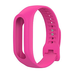 Wewoo Bracelet pour montre connectée Dragonne Sport en silicone TomTom Touch Rose rouge