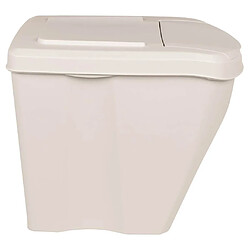 Acheter vidaXL Poubelles à ordures empilables 3 pcs Blanc 75 L Polypropylène