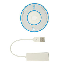 Acheter Wewoo Blanc Adaptateur Fast Ethernet USB 2.0 haute vitesse