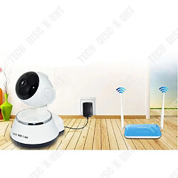 Avis Tech Discount TD® Caméra de surveillance ip sans fil wifi espion extérieur intérieur sécurité visibilité nocturne détection de mouvement surveilla