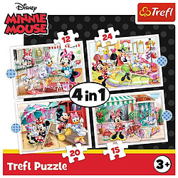 Acheter Trefl 12 à 24 Pièces 4 Sets pour Enfants à partir de 3 Ans Puzzle, 34355, Minnie avec des Amis Minnie Disney