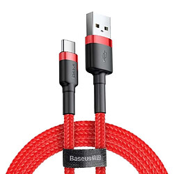 Câble USB-A Baseus Cafule pour USB-C 3M Rouge