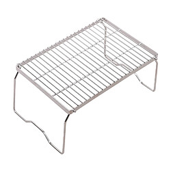 Barbecue Campfire Grill BBQ Rack Grille En Acier Inoxydable Sac 34,5x23x16,5cm